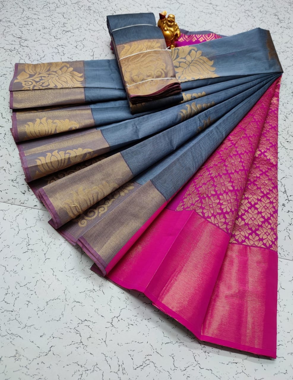 Kora silk cotton saree - Vannamayil Fashions