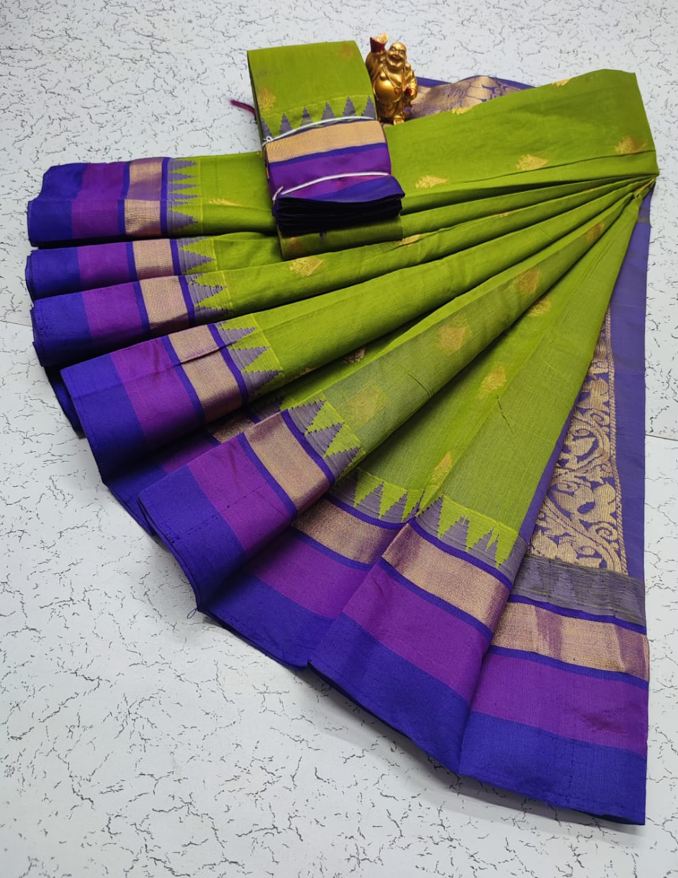 Kora silk cotton tower korvai kottanchi saree - Vannamayil Fashions