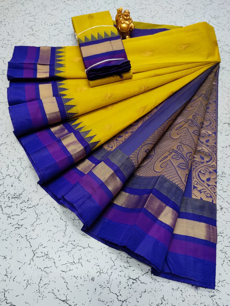 Kora silk cotton tower korvai kottanchi saree - Vannamayil Fashions