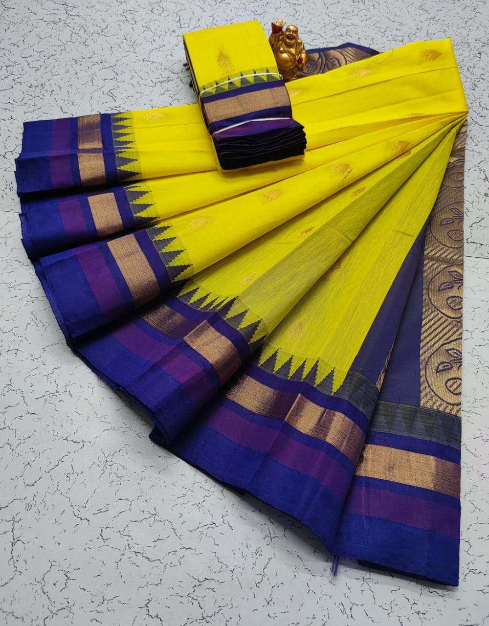 Kora silk cotton tower korvai kottanchi saree - Vannamayil Fashions