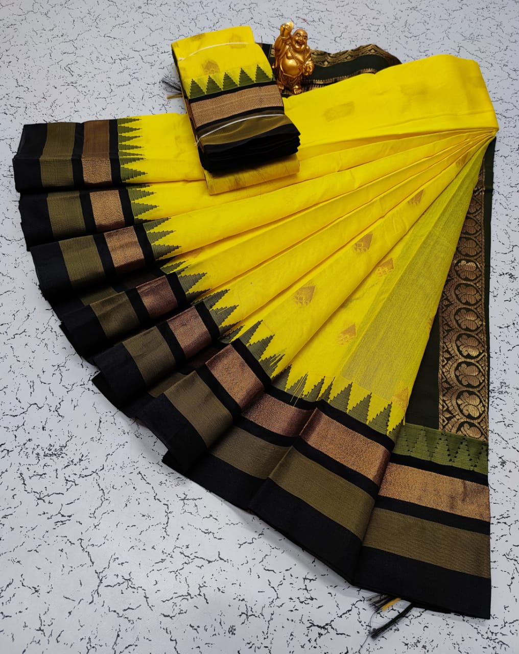Kora silk cotton tower korvai kottanchi saree - Vannamayil Fashions