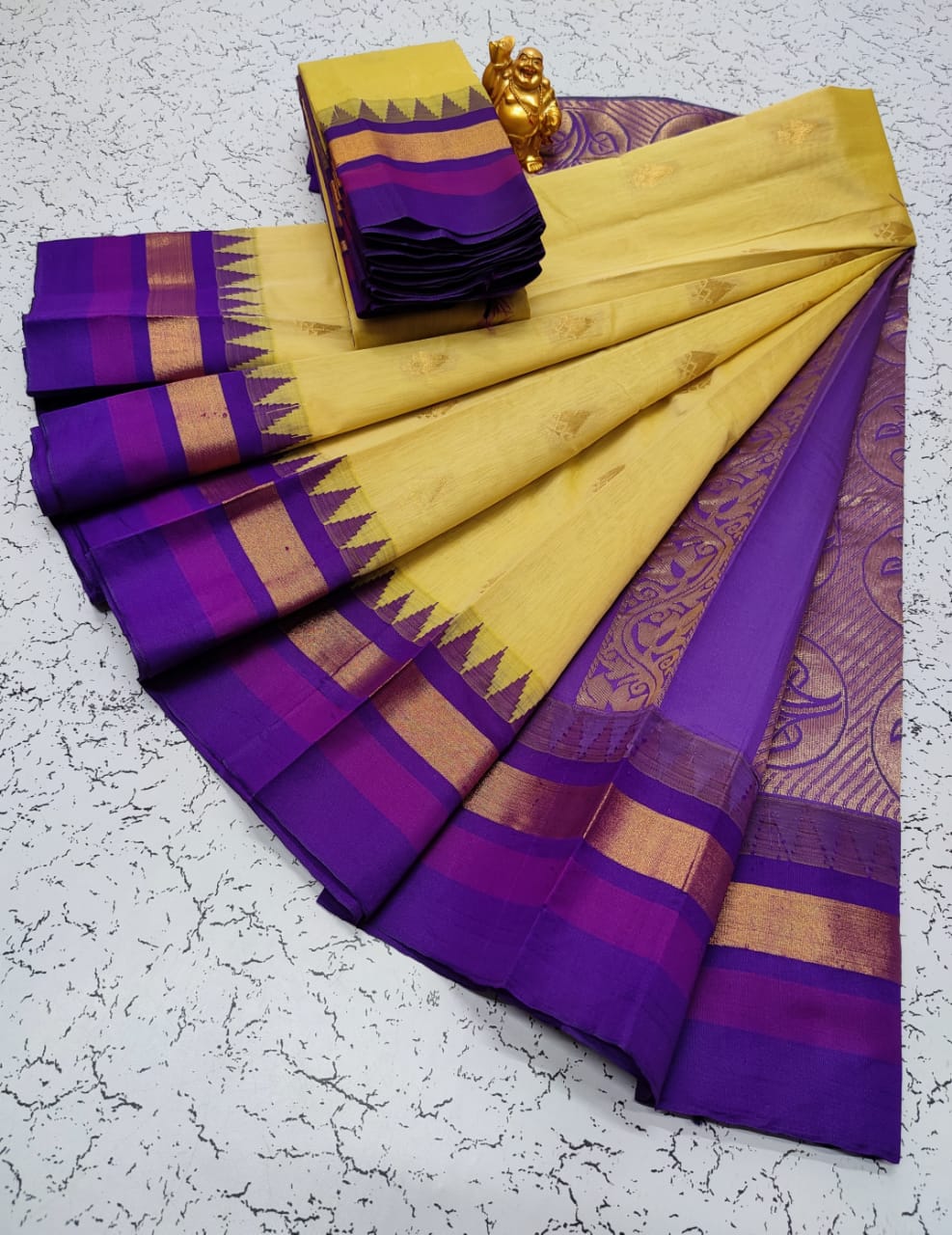 Kora silk cotton tower korvai kottanchi saree - Vannamayil Fashions