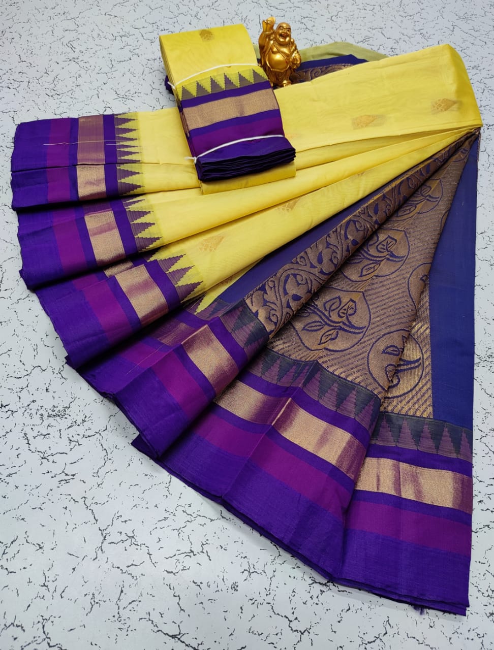 Kora silk cotton tower korvai kottanchi saree - Vannamayil Fashions