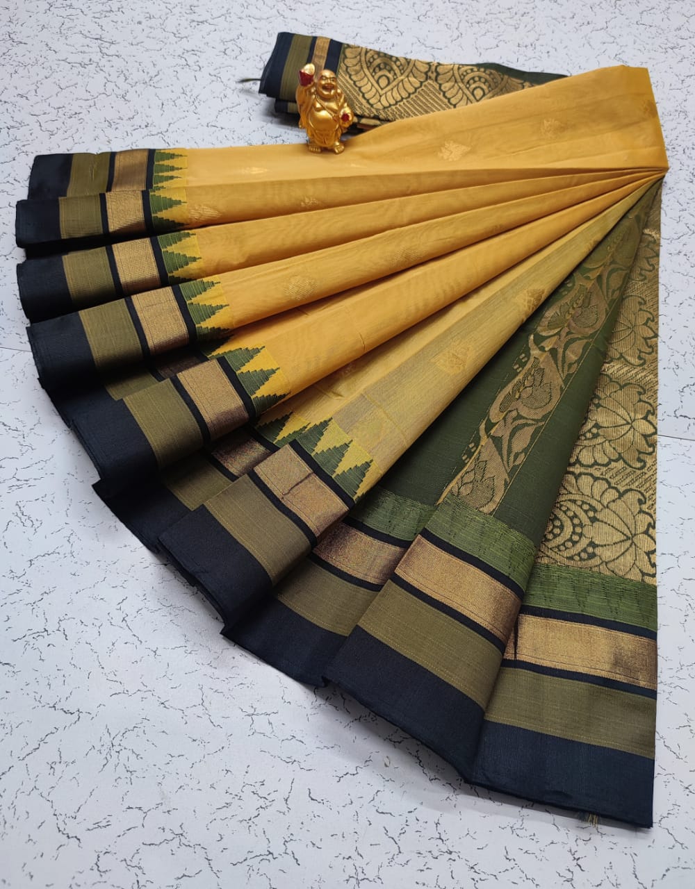Kora silk cotton tower korvai kottanchi saree - Vannamayil Fashions