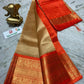 Mangalagiri kuppatam pattu kanchi border saree - Vannamayil Fashions