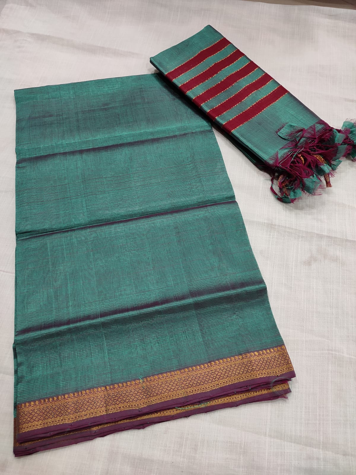 Mangalagiri pattu dress material - Vannamayil Fashions