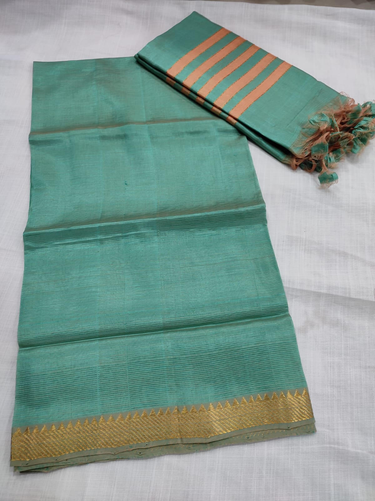 Mangalagiri pattu dress material - Vannamayil Fashions