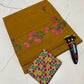 Mangalagiri pure cotton embroidery work saree - Vannamayil Fashions