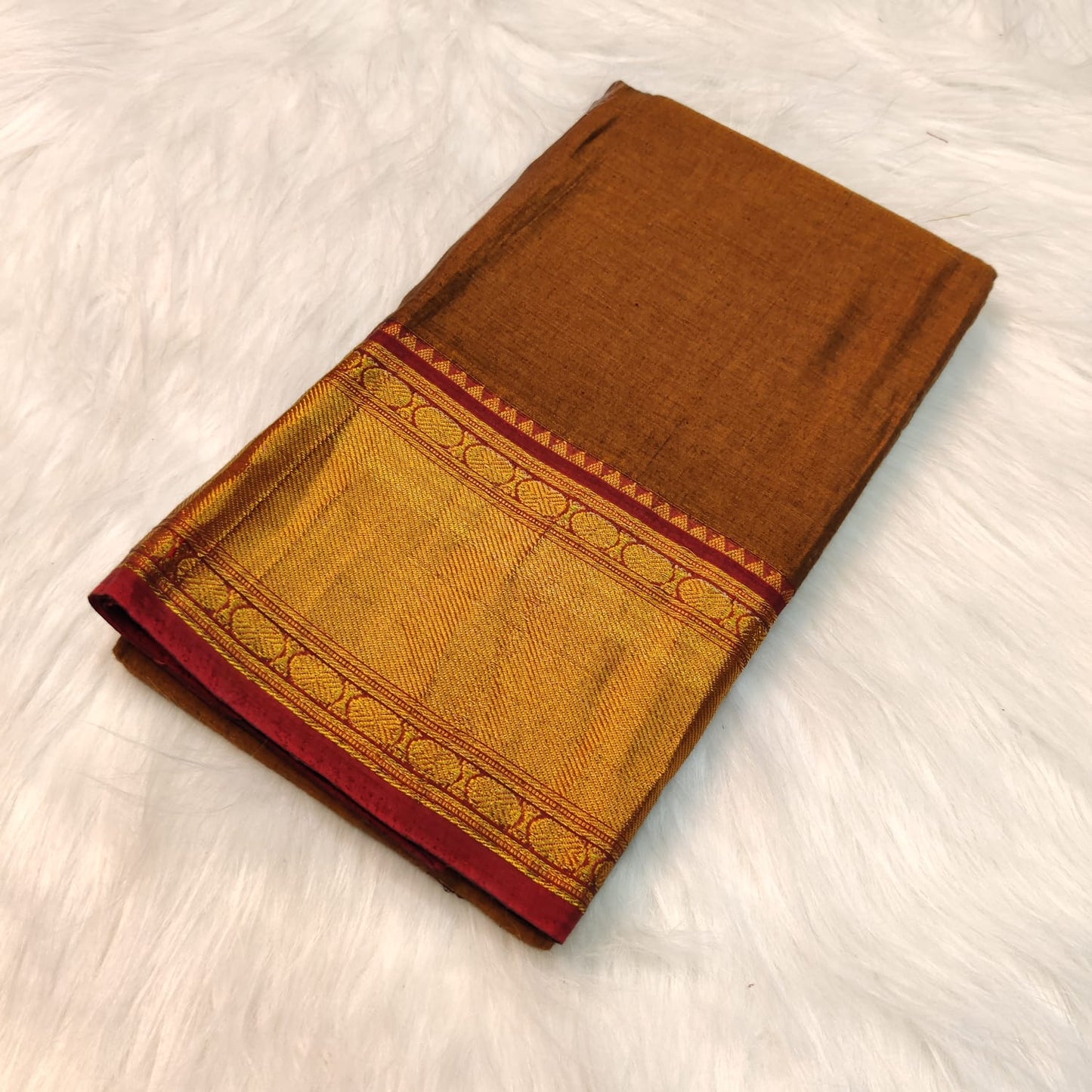 Narayanepet authentic paavai border saree - Vannamayil Fashions