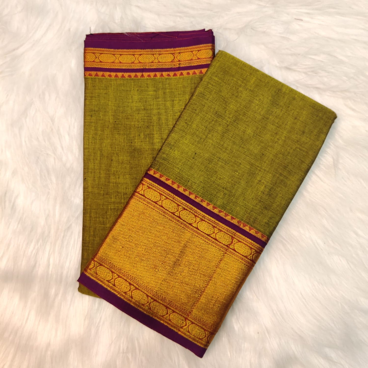 Narayanepet authentic paavai border saree - Vannamayil Fashions
