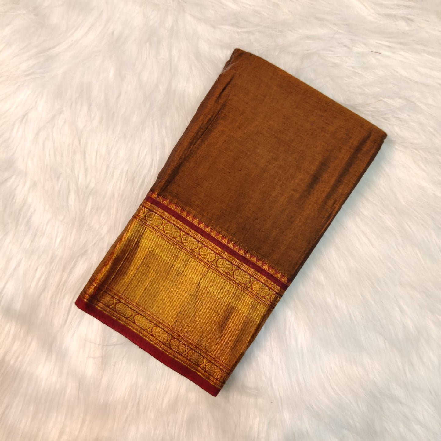 Narayanepet authentic paavai border saree - Vannamayil Fashions