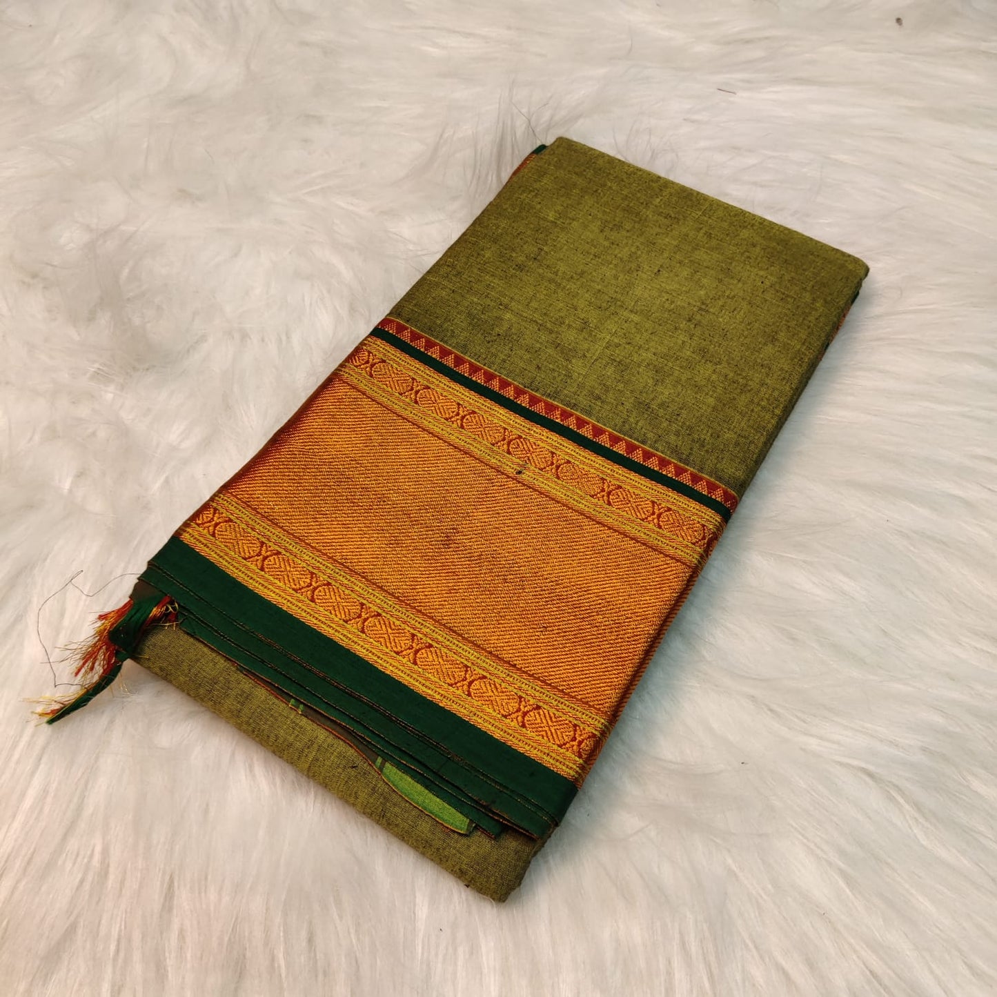 Narayanepet authentic paavai border saree - Vannamayil Fashions