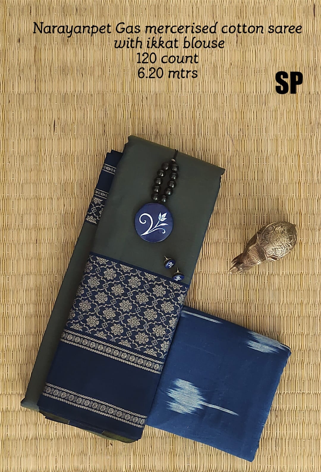 Narayanpet machine gas mercerized cotton saree - Vannamayil Fashions