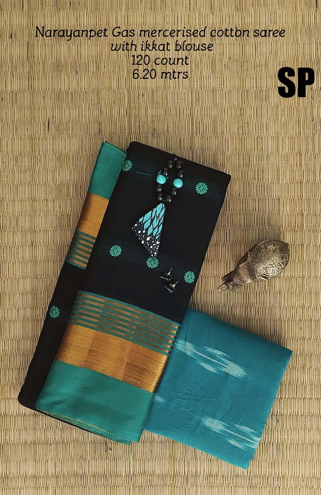 Narayanpet machine gas mercerized cotton saree - Vannamayil Fashions