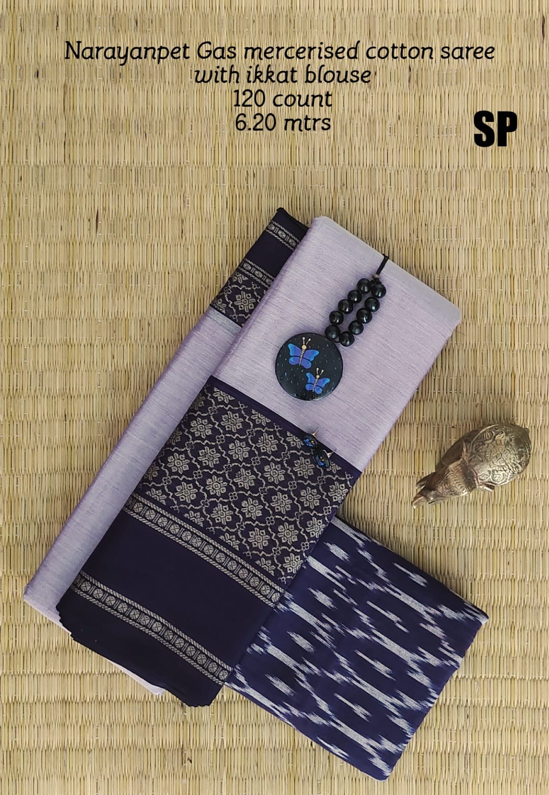 Narayanpet machine gas mercerized cotton saree - Vannamayil Fashions