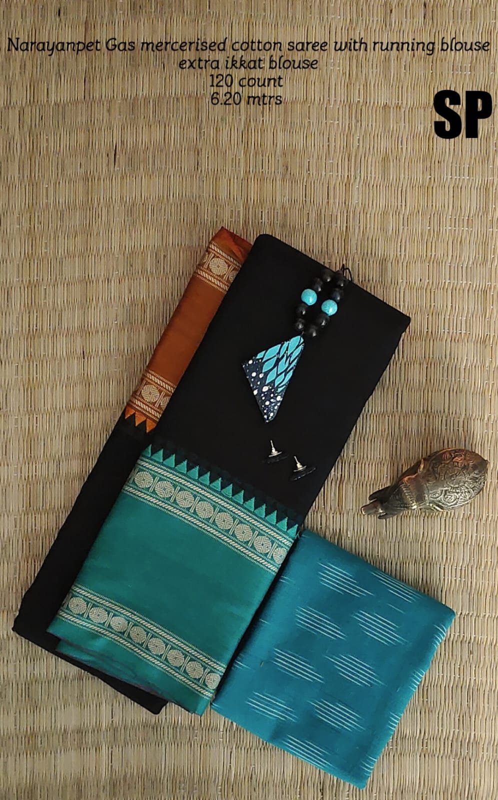 Narayanpet machine gas mercerized cotton saree - Vannamayil Fashions