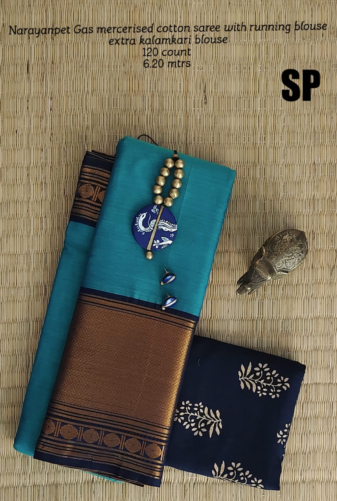 Narayanpet machine gas mercerized cotton saree - Vannamayil Fashions