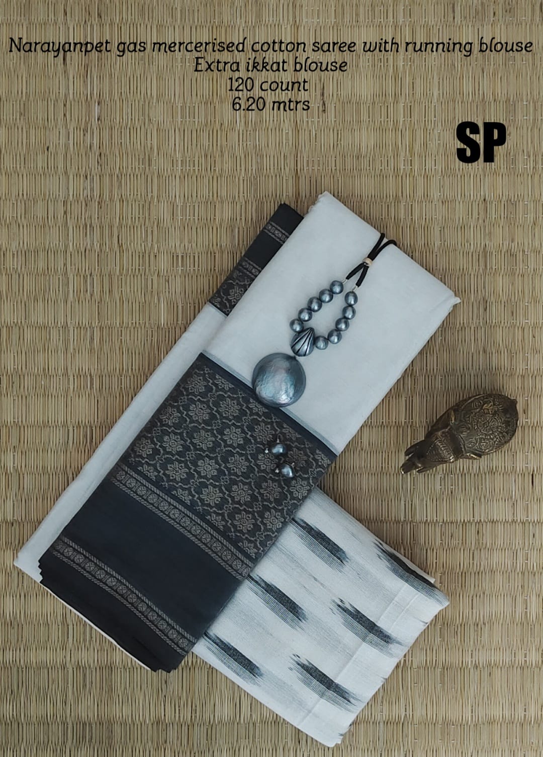 Narayanpet machine gas mercerized cotton saree - Vannamayil Fashions