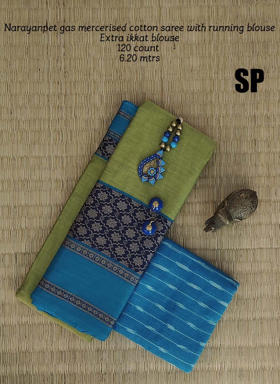 Narayanpet machine gas mercerized cotton saree - Vannamayil Fashions