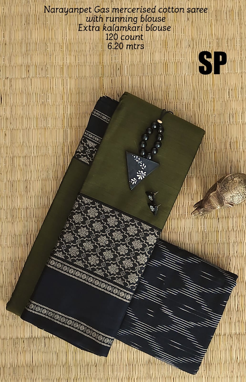 Narayanpet machine gas mercerized cotton saree - Vannamayil Fashions