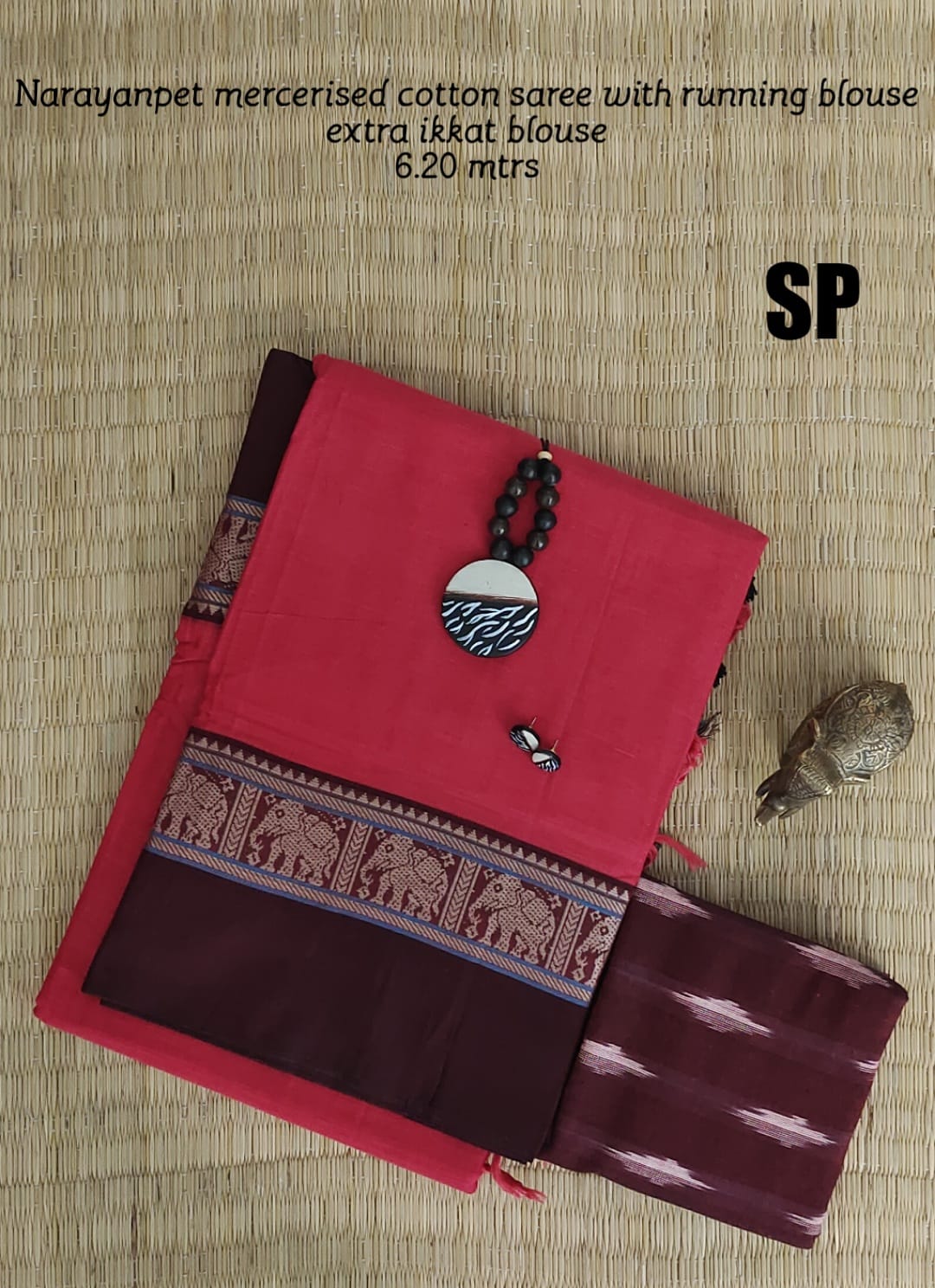 Narayanpet pure mercerized cotton saree - Vannamayil Fashions