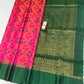 Pure handloom pochampalli ikkat design all over the body soft silk saree - Vannamayil Fashions