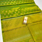 Pure handloom soft silk gold zari work saree - Vannamayil Fashions