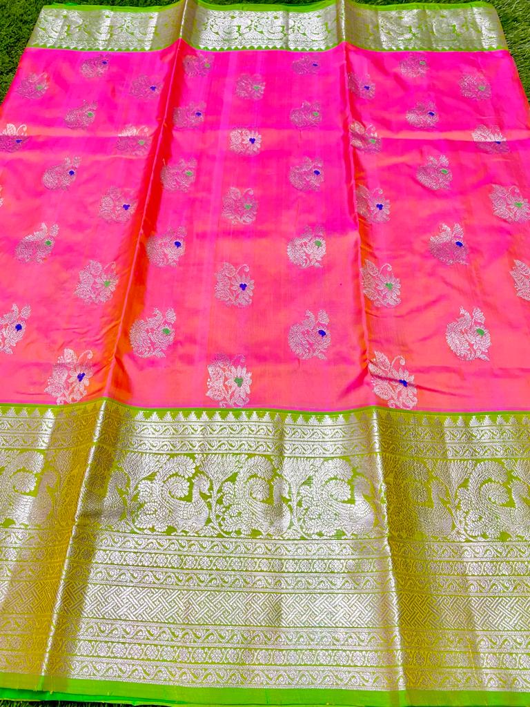 Pure venkatagiri handloom pattu saree - Vannamayil Fashions