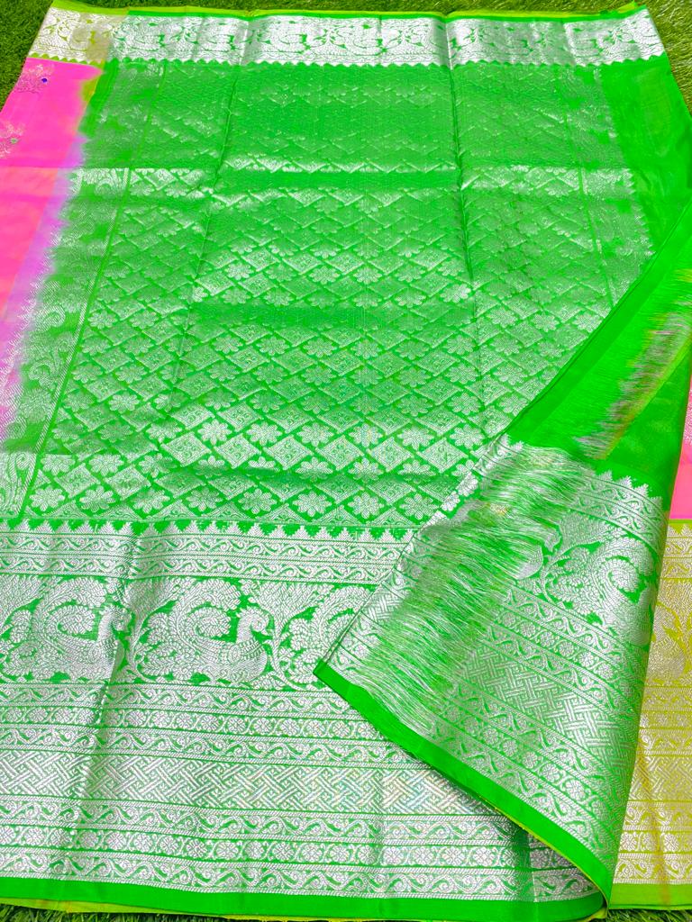 Pure venkatagiri handloom pattu saree - Vannamayil Fashions
