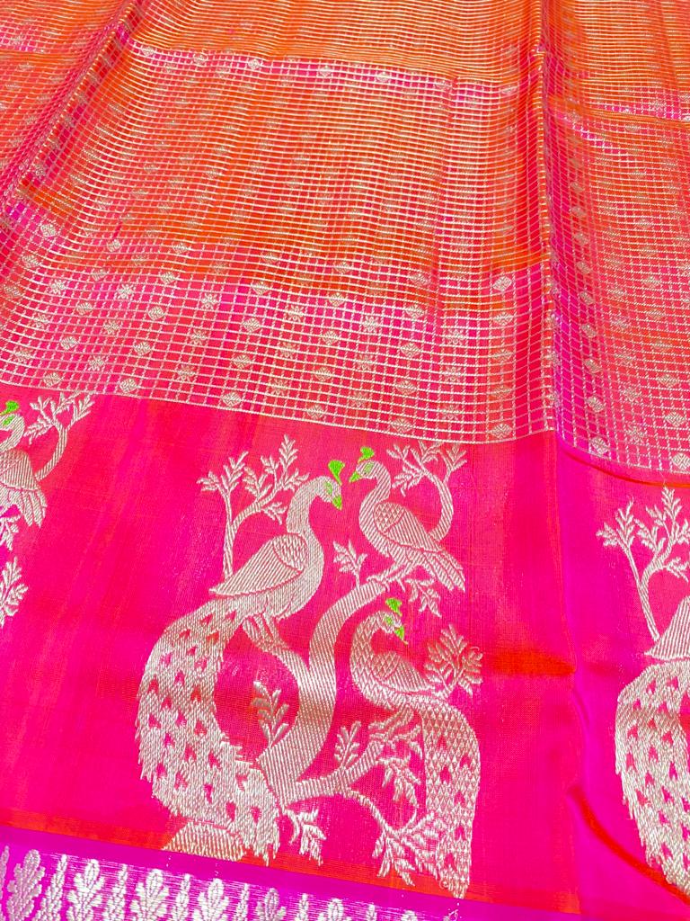 Pure venkatagiri handloom pattu saree - Vannamayil Fashions