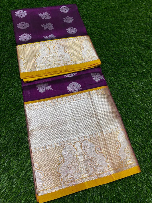 Pure venkatagiri handloom pattu saree - Vannamayil Fashions