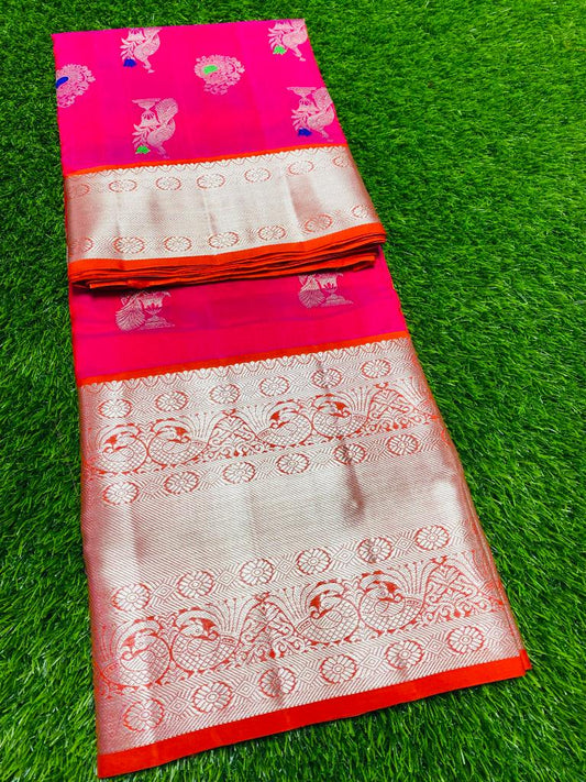 Pure venkatagiri handloom pattu saree - Vannamayil Fashions