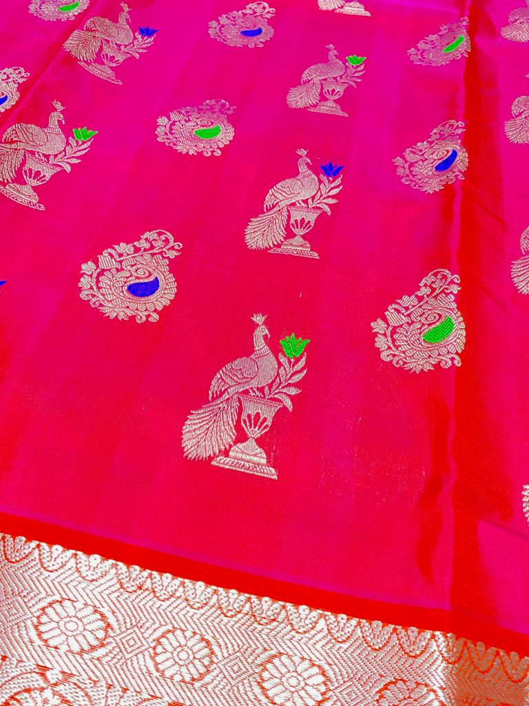Pure venkatagiri handloom pattu saree - Vannamayil Fashions