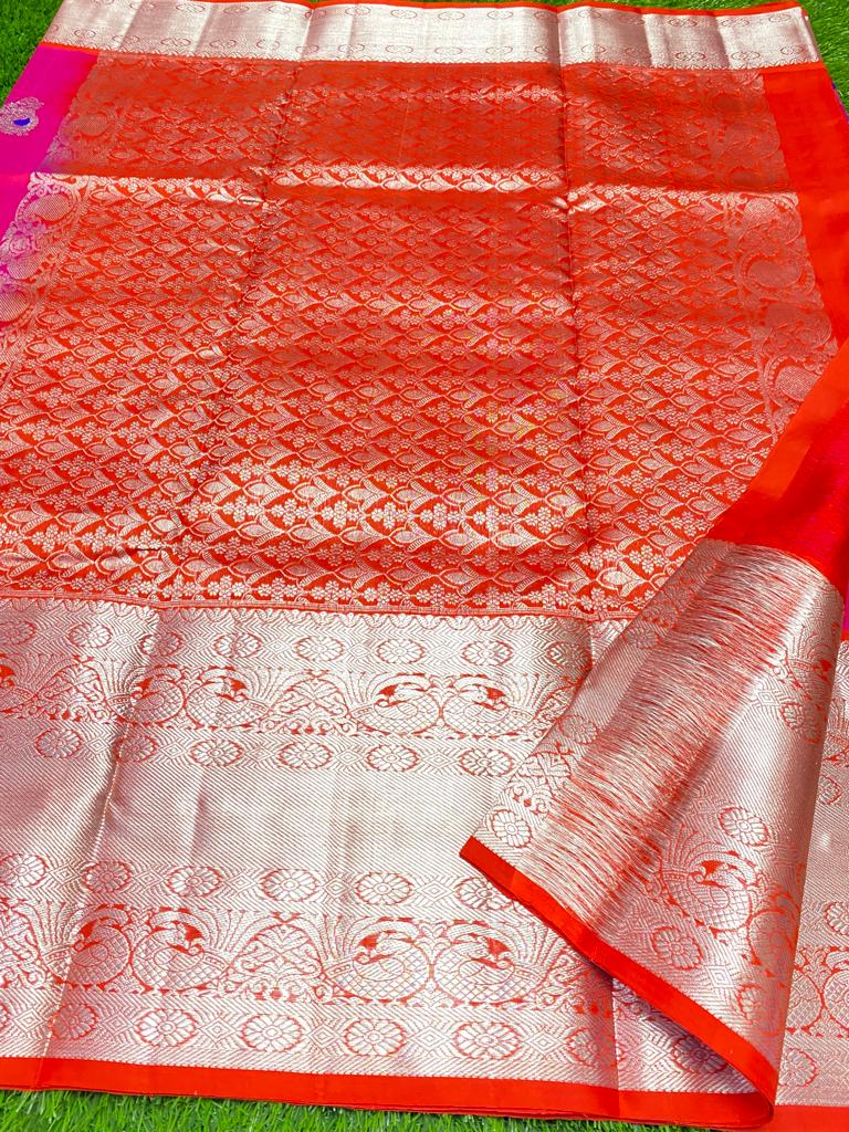 Pure venkatagiri handloom pattu saree - Vannamayil Fashions