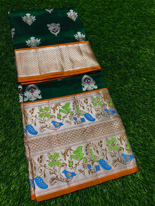Pure venkatagiri handloom pattu saree - Vannamayil Fashions