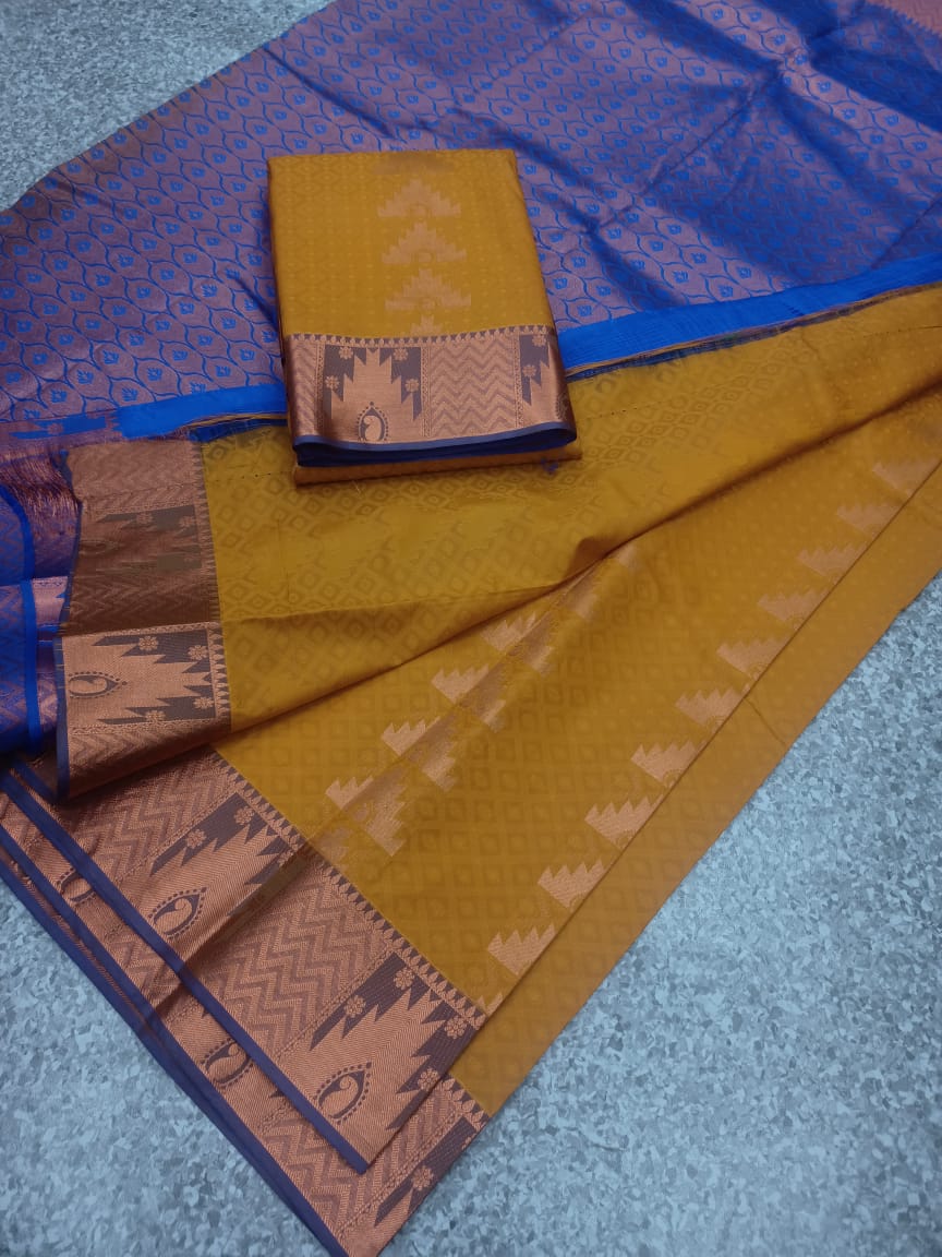 Semi silk saree - Vannamayil Fashions