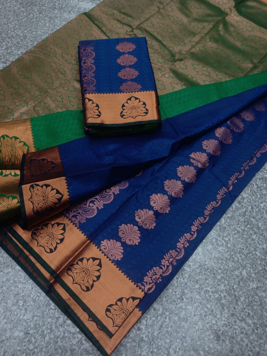 Semi silk saree - Vannamayil Fashions