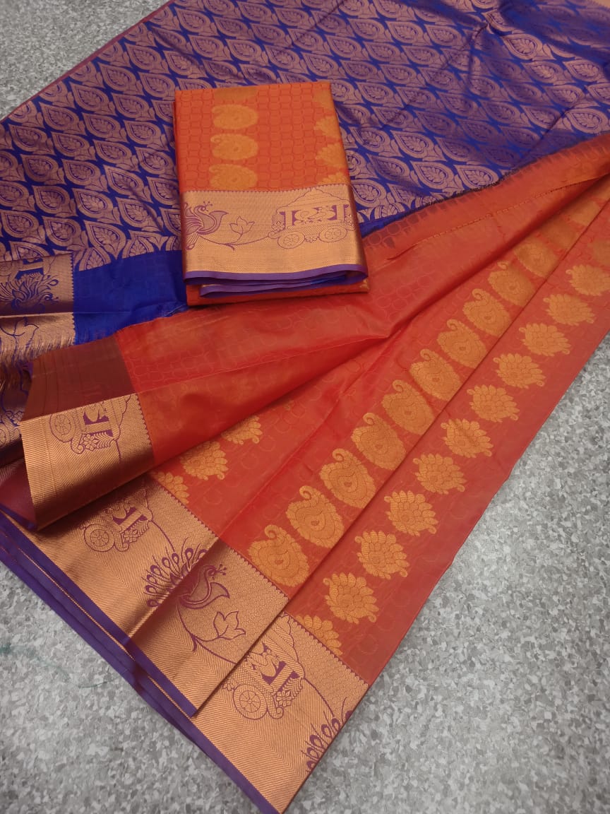 Semi silk saree - Vannamayil Fashions