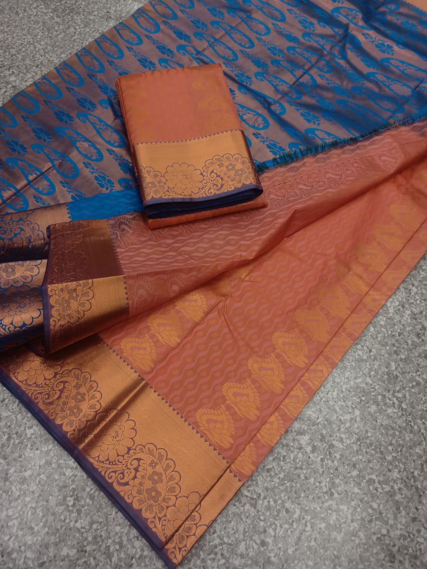 Semi silk saree - Vannamayil Fashions