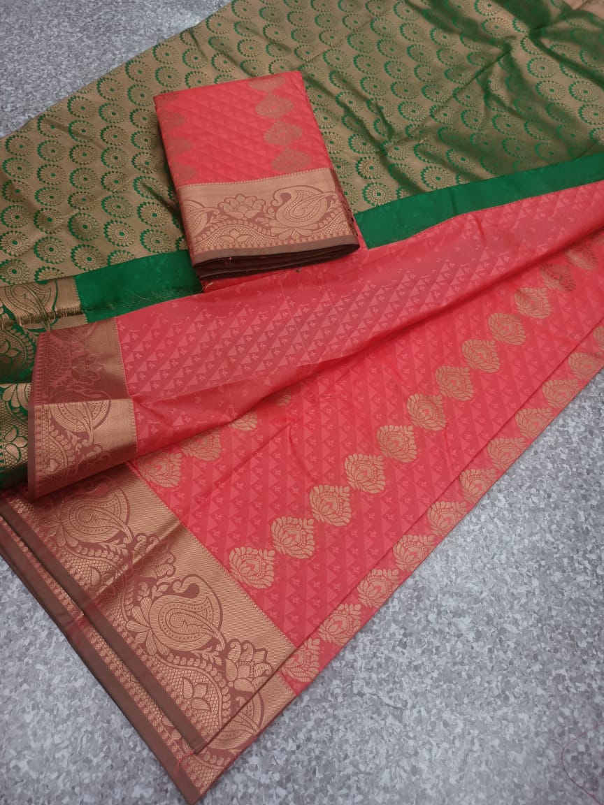 Semi silk saree - Vannamayil Fashions