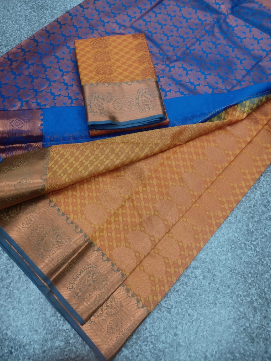 Semi silk saree - Vannamayil Fashions