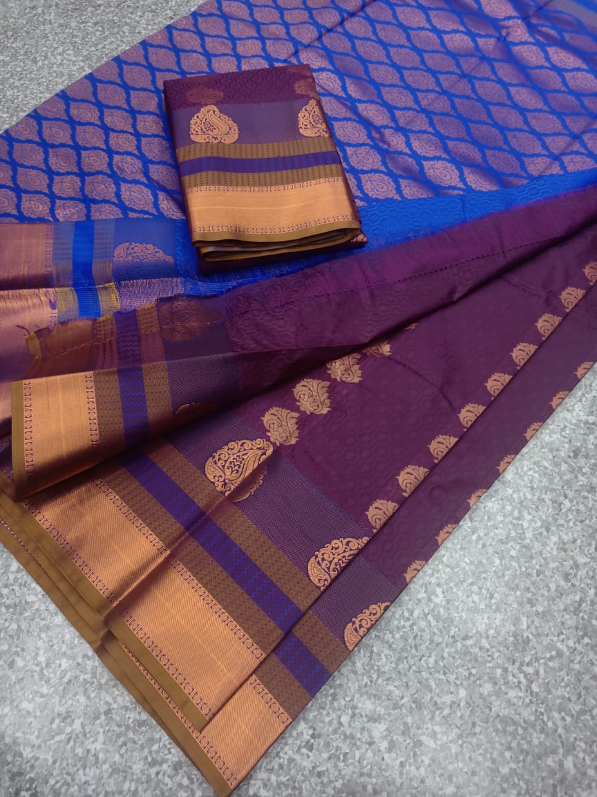Semi silk saree - Vannamayil Fashions