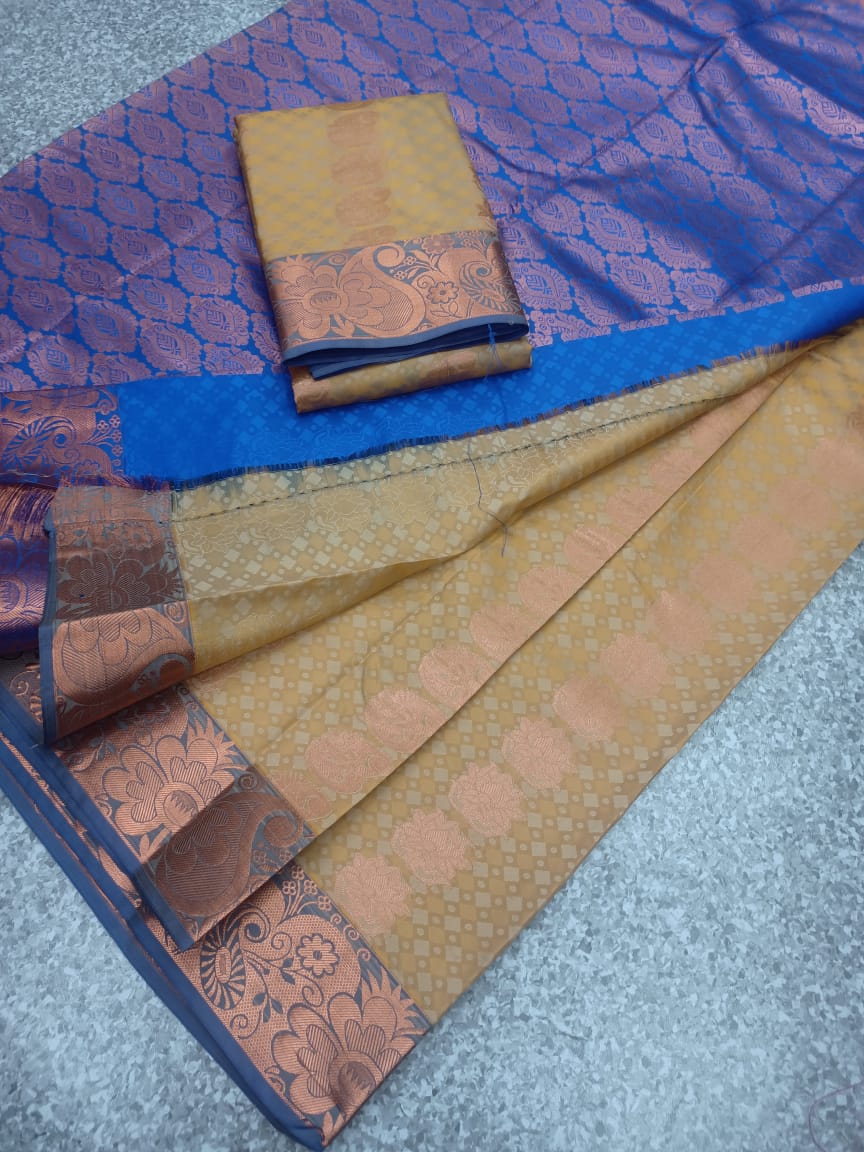 Semi silk saree - Vannamayil Fashions