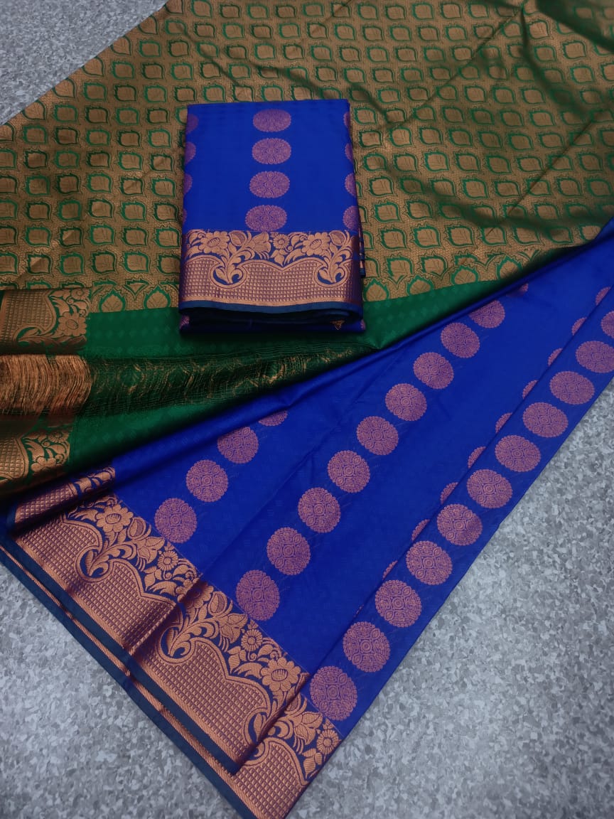 Semi silk saree - Vannamayil Fashions