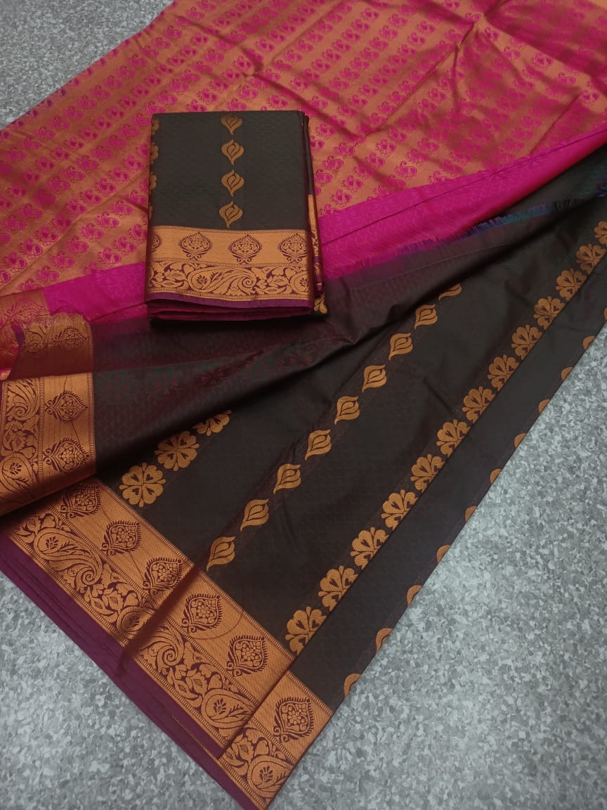 Semi silk saree - Vannamayil Fashions