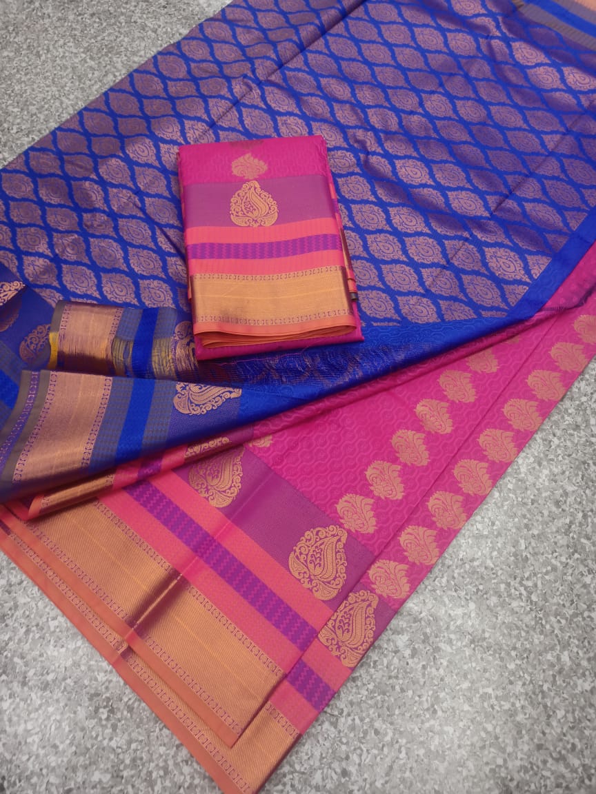 Semi silk saree - Vannamayil Fashions