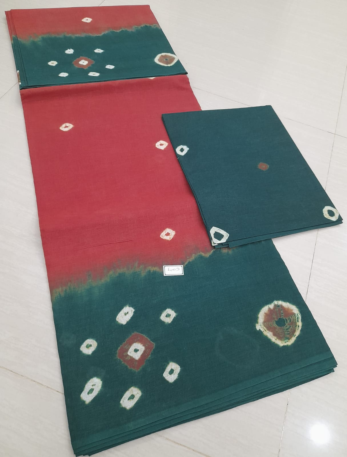 Sungudi plain cotton saree - Vannamayil Fashions