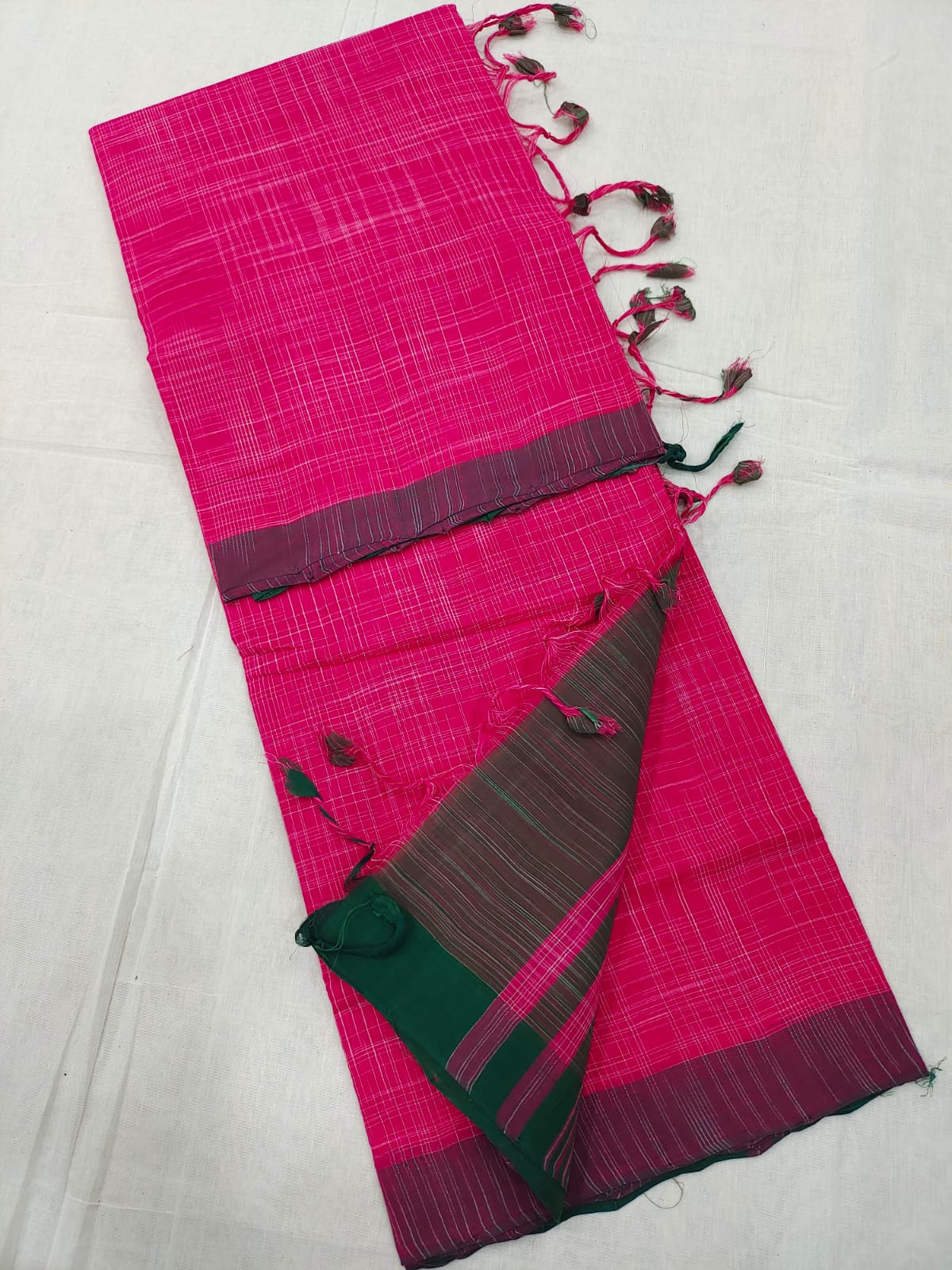 Mangalagiri cotton ikkat saree