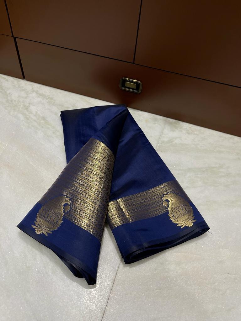 Banarasi cotton soft silk saree