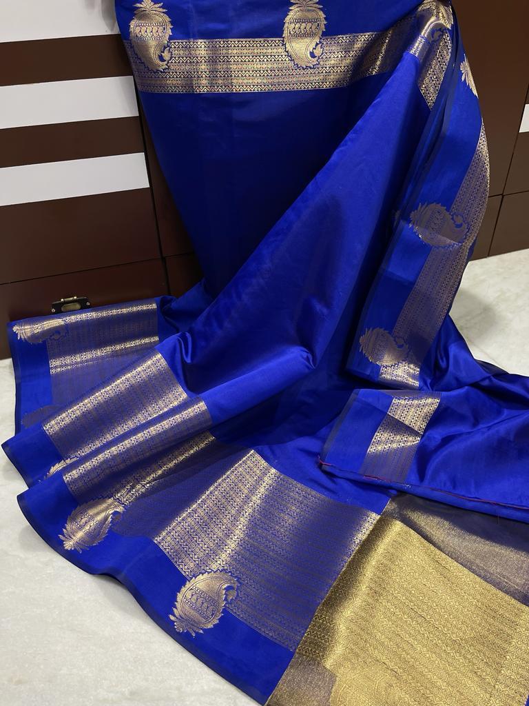 Banarasi cotton soft silk saree